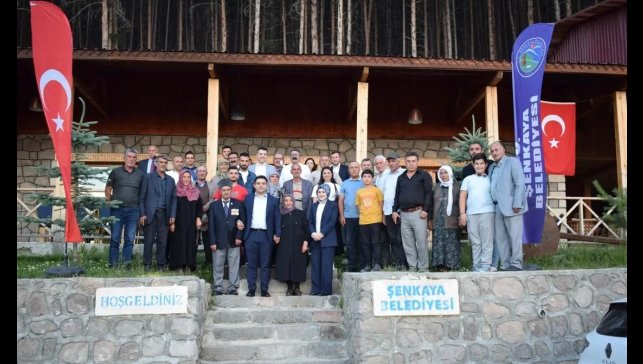 Şenkaya'da şehit aileleri ve gaziler onuruna anlamlı buluşma