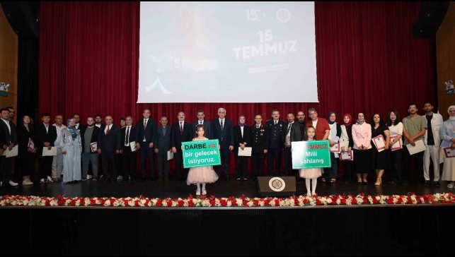 15 Temmuz Demokrasi ve Milli Birlik Günü, düzenlenen etkinliklerle kutlandı