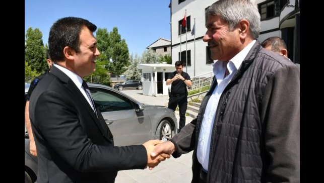 Kaymakam Burak Dertlioğlu'ndan iade-i ziyaret