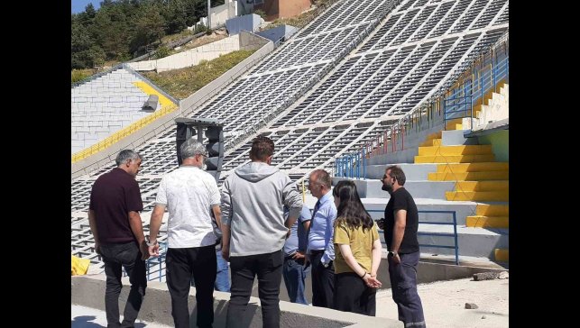 Atlama kulelerinde tadilat çalışmaları devam ediyor