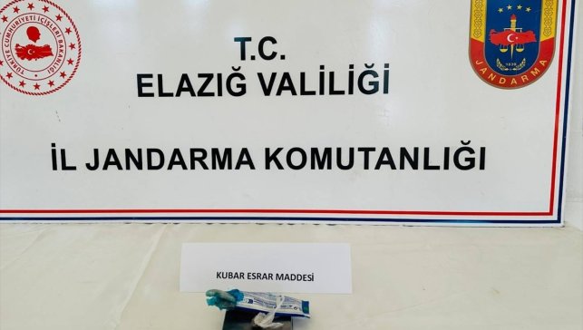 Elazığ'da diş macunu tüpüne gizlenmiş uyuşturucu bulundu