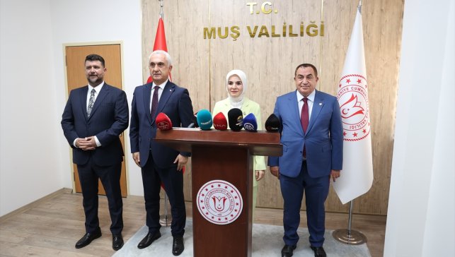 Aile ve Sosyal Hizmetler Bakanı Göktaş, Muş'ta konuştu: