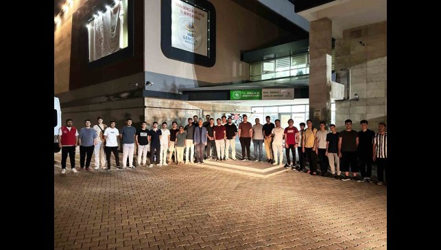 Muşlu gençler Rize Fındıklı Kampı'na uğurlandı