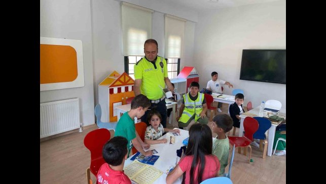 Erzincan'da çocuklara trafik bilinci aşılandı
