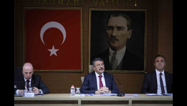 Hakkari'de "İl Koordinasyon Kurulu Toplantısı" yapıldı