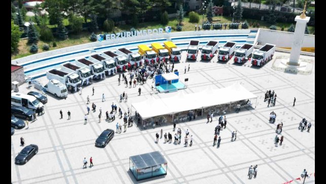 Büyükşehir 19. araç filosunu tanıttı