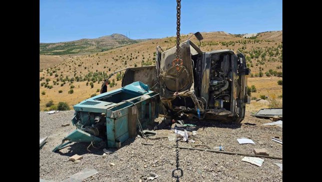Malatya'da askeri araç devrildi: 1 şehit, 1 asker yaralı