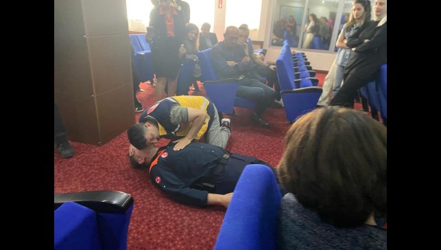 Valilik çalışanlarına yangın eğitimi