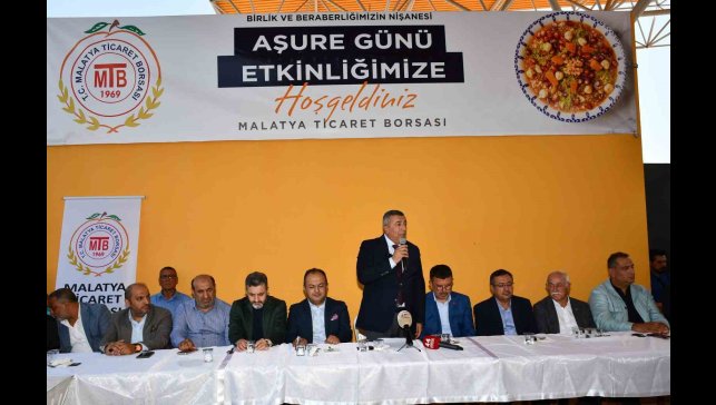 Malatya Ticaret Borsası'ndan aşure etkinliği