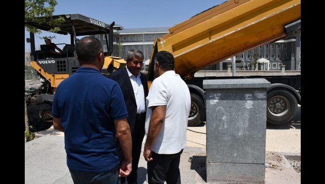 Patnos'ta asfalt çalışmaları başladı