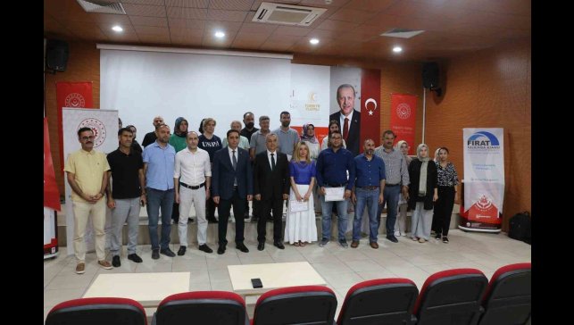 Elazığ'da psikososyal destek personeline sertifika