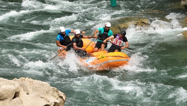 Türkiye Rafting Şampiyonası ve Süper Kupa Yarışları Tunceli'de başladı