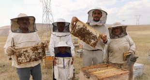 Emekli imam ve eşi zorlu yayla şartlarında üretimden vazgeçmiyor