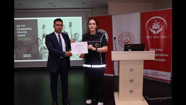 Erzurum'da "En İyi Narkotik Polis: Annedir" eğitimi