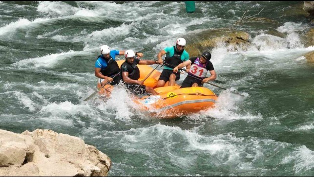 Tunceli'de Rafting Türkiye Şampiyonası Süper Kupa Yarışları heyecanı yaşandı