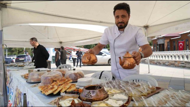 Erzurum Kahvaltı Festivali renkli görüntülere sahne oldu