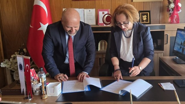 Alman otomobil firmasından Erzurum'daki Teknik Bilimler Meslek Yüksekokulu'na eğitim desteği