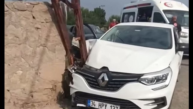 Iğdır'da trafik kazası: 1 yaralı
