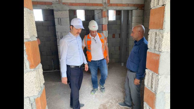 Digor'da Cami yapımı devam ediyor