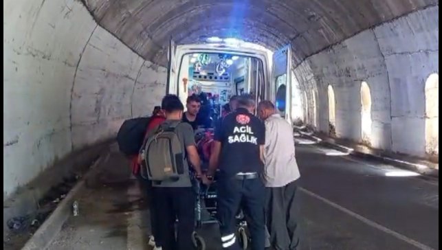 Tunceli'de tünelde kaza: 1 yaralı