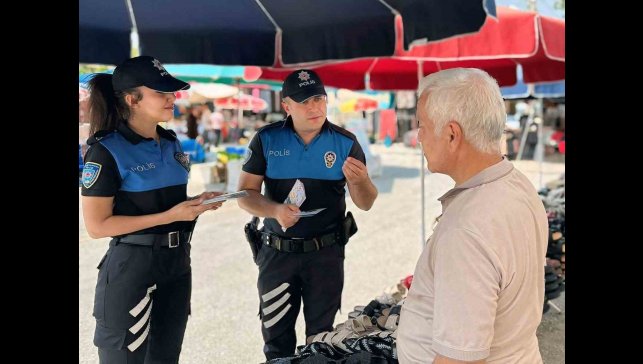 Pazarda dolandırıcılık ve sahte para uyarısı