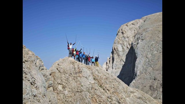 Ankara Kutup Yıldızı Kulübü üyeleri Reşko zirvesine tırmandı