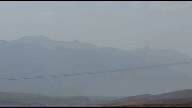 Yüksekova'da toz bulutu etkili oldu