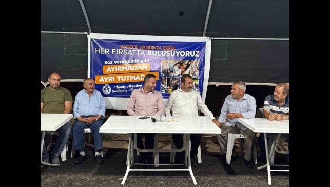 Başkan Ulutaş, Kültür Mahallesi'nde vatandaşlarla buluştu