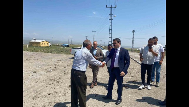 Kaymakam Akköz, KÖYDES çalışmalarını yerinde inceledi