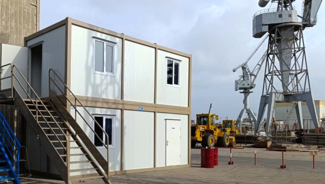 Karmod, Pakistan'da MİLGEM projesi için konteyner ofis binası kurdu