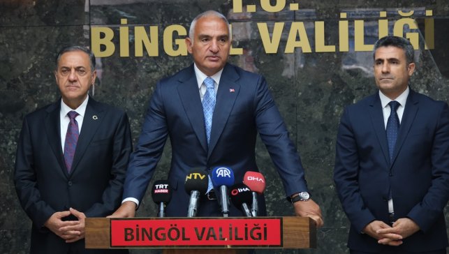 Kültür ve Turizm Bakanı Ersoy, Bingöl'de konuştu: