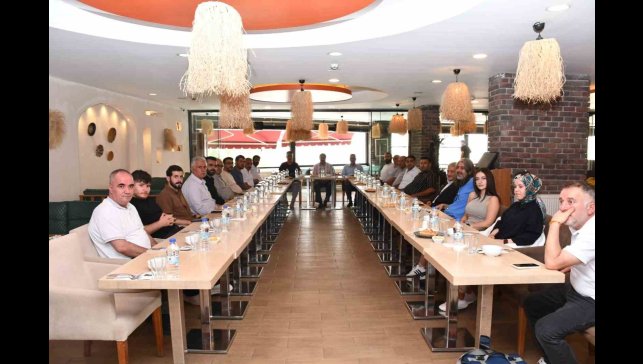 Başkan Taşkın basın mensupları ile bir araya geldi