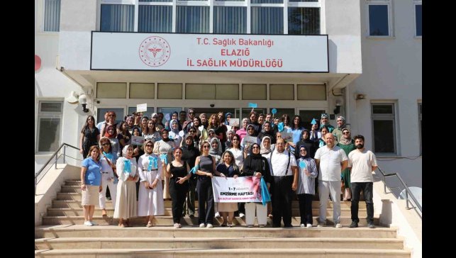 Elazığ'da Dünya Emzirme Haftası etkinlikleri