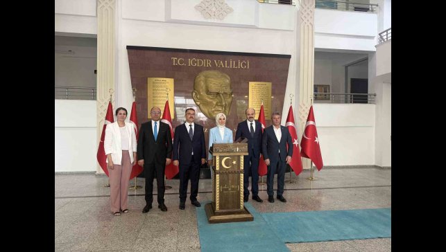 Bakan Göktaş, Iğdır'da