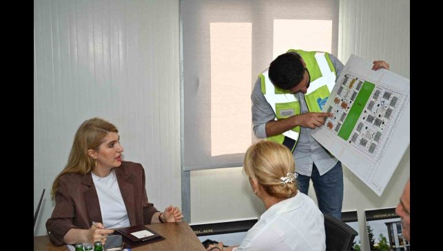 Milletvekili Ölmeztoprak TOKİ şantiyesi ve örnek daireyi inceledi