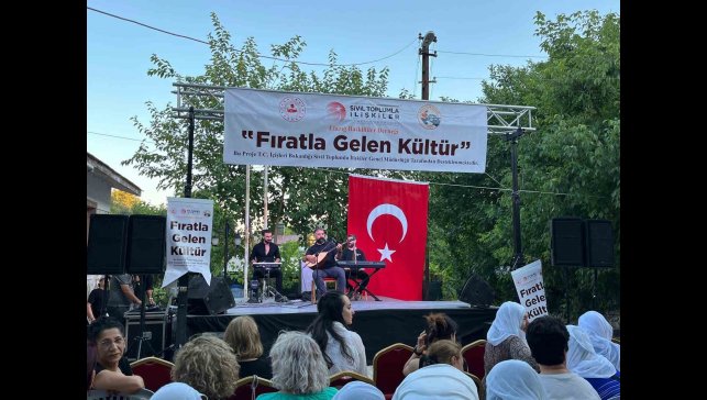 "Fırat'la Gelen Kültür" projesi Beyelması köyünde hayata geçti