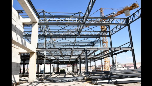 Patnos AVM'de çalışmalar hızlandı