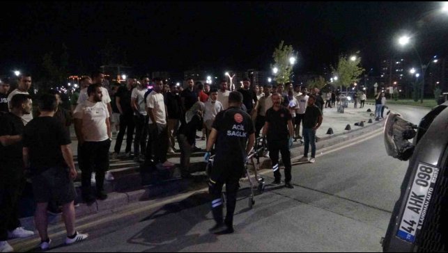 Malatya'da kontrolden çıkan araç yan yattı: 1 yaralı