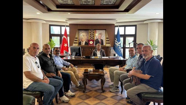 İzmir Patnoslular Derneği'nden Başkan Taşkın'a Ziyaret