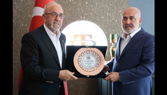 Bakanlar Elazığ Ticaret Borsası'nda: Başkan Dumandağ projeleri anlattı