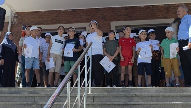 Elazığ'da yaz Kur'an kursunu tamamlayan öğrenciler için etkinlik düzenlendi