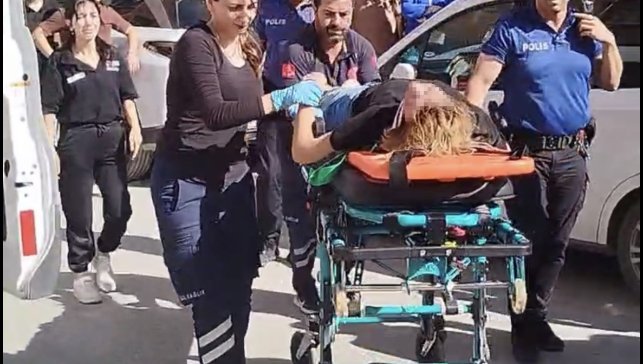 Koşarak kafenin birinci katından atlayan kadın ağır yaralandı