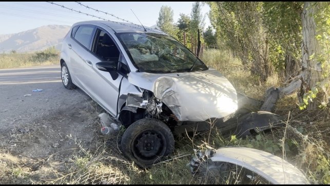 Erzincan'da trafik kazası: 2 yaralı