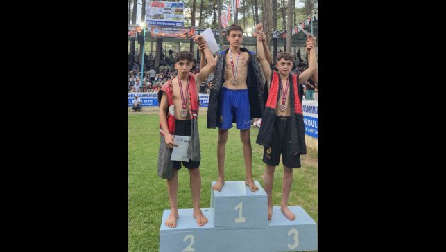 Hakkarili sporcu Ediş Türkiye üçüncüsü oldu