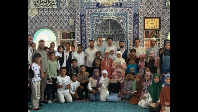 Hamur'da yaz Kur'an kursu öğrencileri yarışmada buluştu