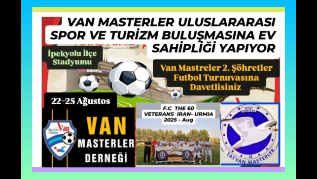 Van Masterler'den uluslararası futbol turnuvası