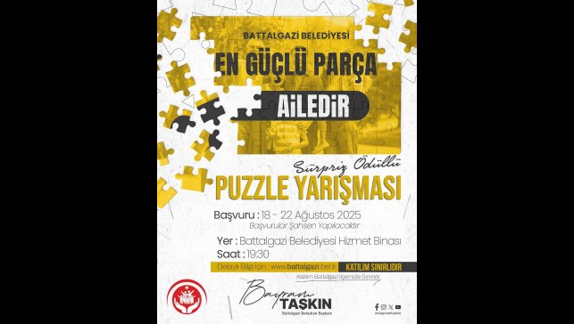 Battalgazi Aile Yılı'nda puzzle ile bir araya geliyor