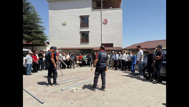 Elazığ'da afet farkındalık ve yangın eğitimi