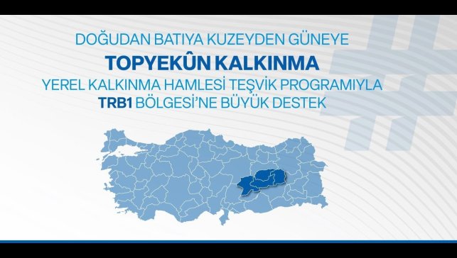 Yerel kalkınma hamlesi teşvik programı ile yatırımcılara 240 Milyon TL'ye kadar destek