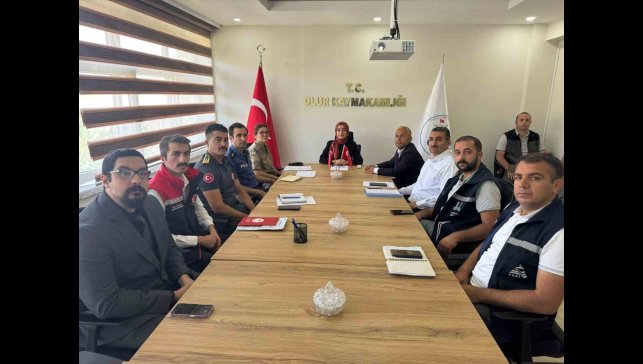 Olur'da orman yangınlarına karşı sıkı tedbirler